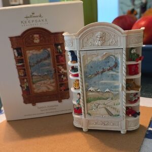 Hallmark Keepsake Santa's Armoire Repaint